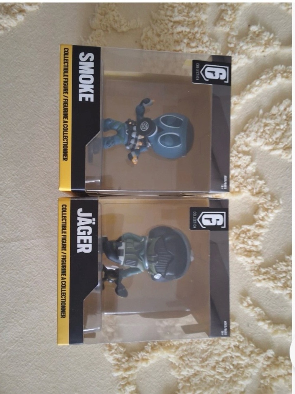 Rainbow Six Siege Chibi Figures - Smoke & Jager. NIB